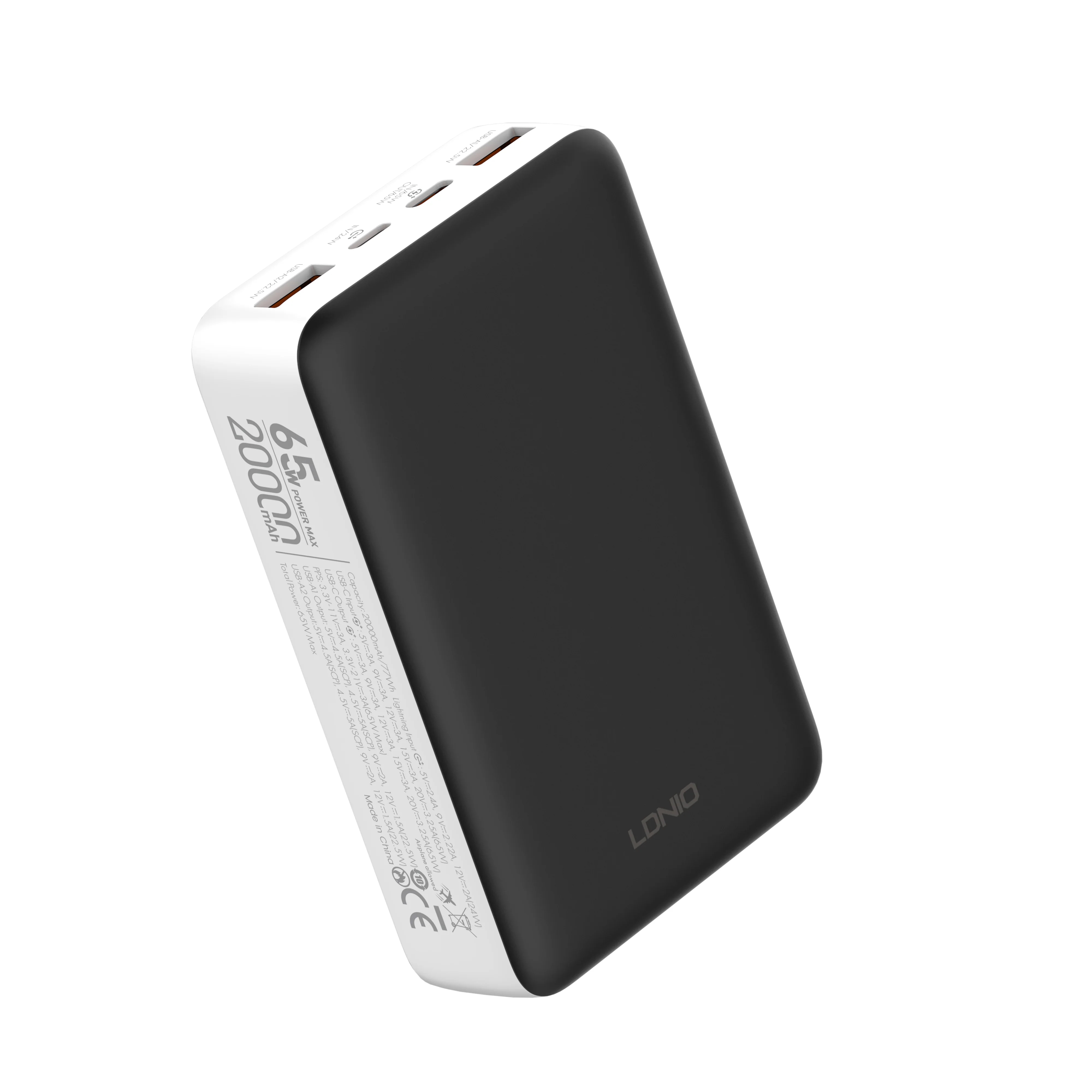 PRIJENOSNA BATERIJA - Ldnio Turbo 65W Power Bank PQ27, 20000 mAh BATTERY PRIJENOSNA BATERIJA - Ldnio Turbo 65W Power Bank PQ27, 20000 mAh BATTERY